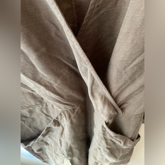 Apiece Apart Khaki Neutral V-Neck Jumpsuit size 2 - Picture 10 of 14